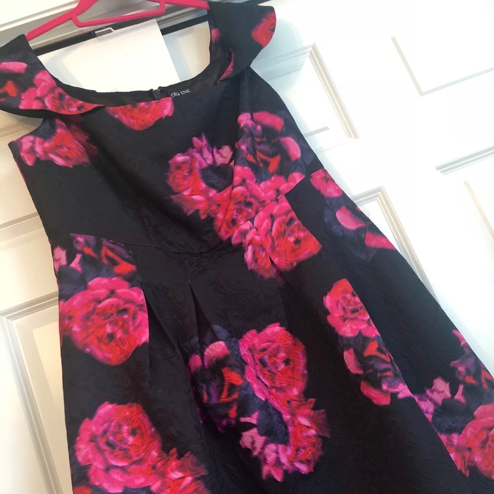 City Chic Floral Dress